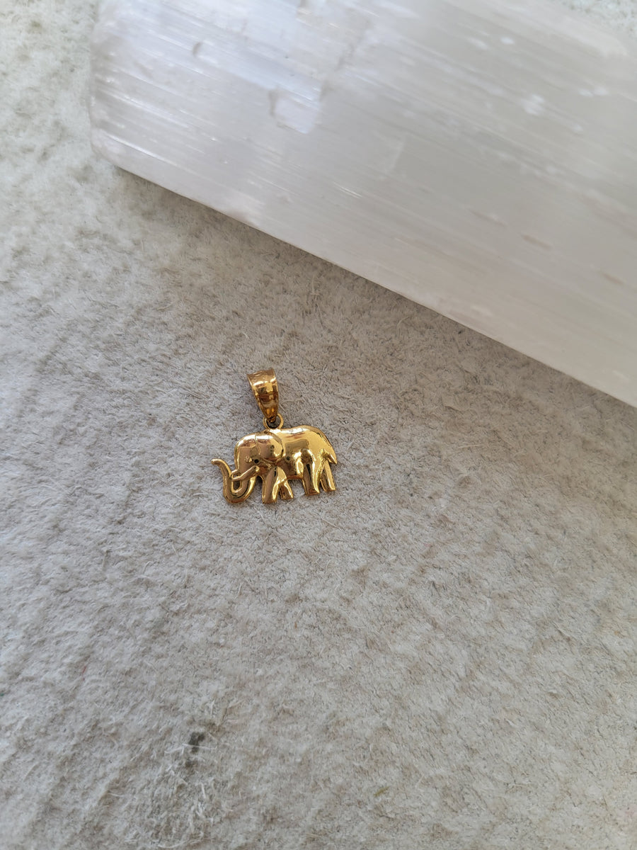 Elephant Charm 10k