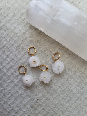 Geode Druzy Quartz Charm