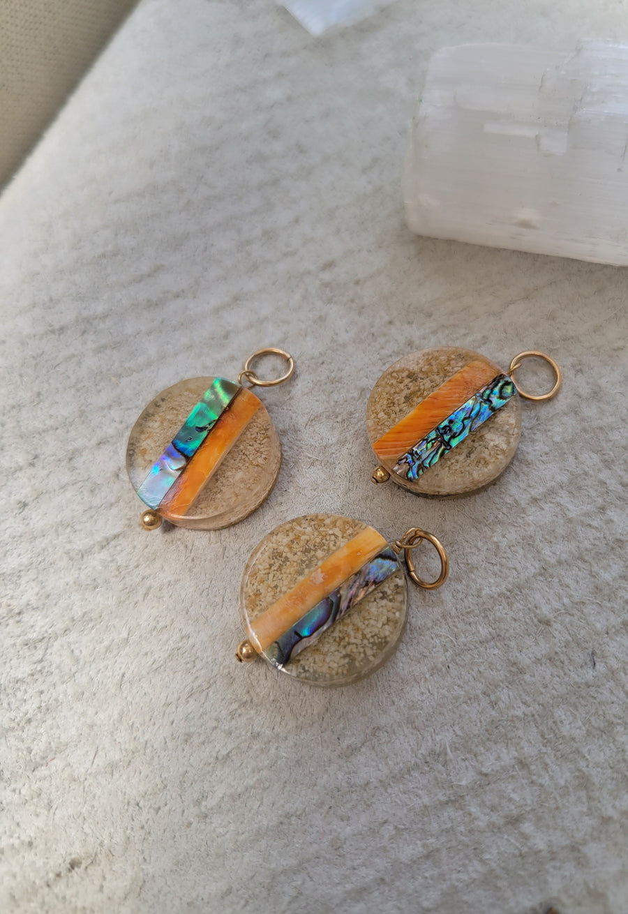 Shell Abalone Charm